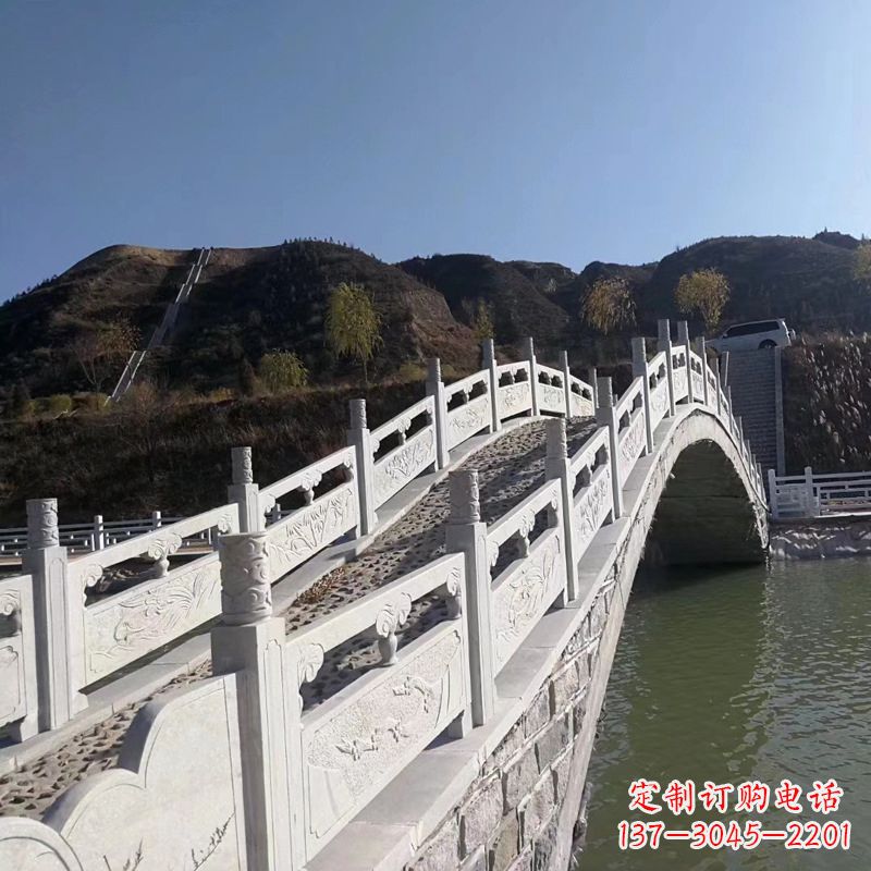 聊城园林景点石雕桥栏板