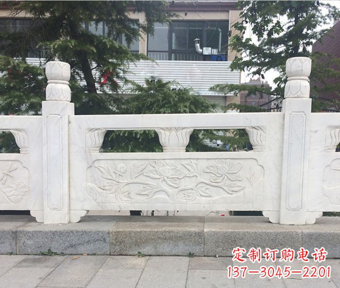 聊城园林景观大理石浮雕栏板 (2)