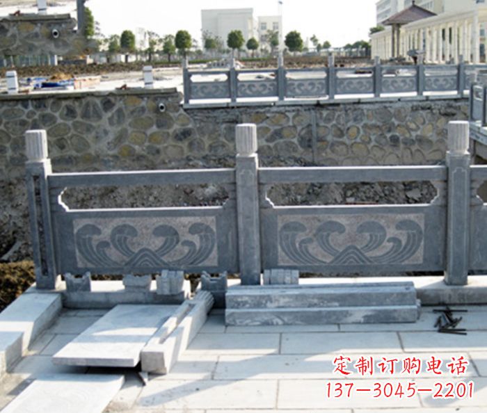 聊城园林景观大理石栏板石雕 (11)