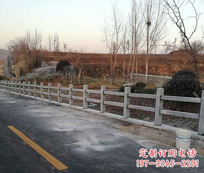 聊城园林景观大理石栏杆石雕 (2)