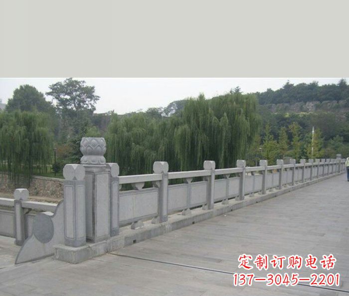 聊城园林景观大理石栏杆石雕 (4)