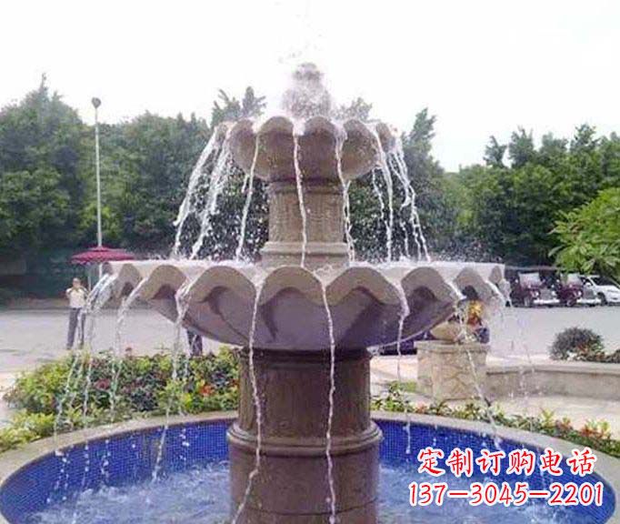 聊城园林景观大理石喷泉石雕