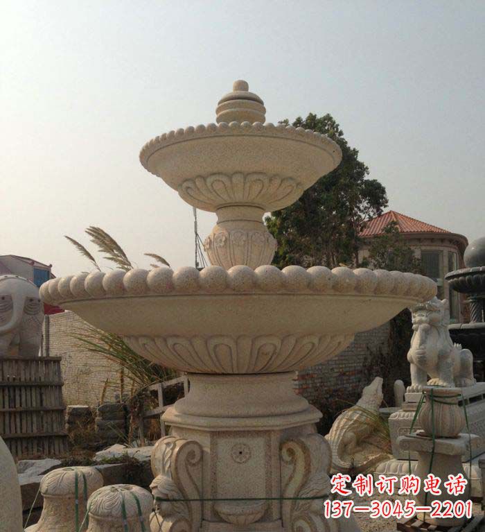 聊城园林景观大型喷泉石雕