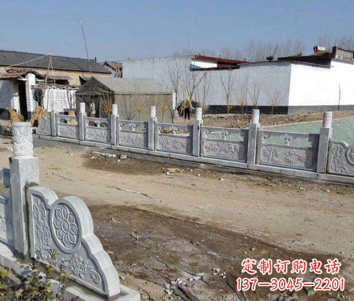 聊城园林景观仿古栏板石雕