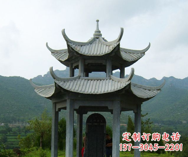 聊城园林景观仿古凉亭石雕
