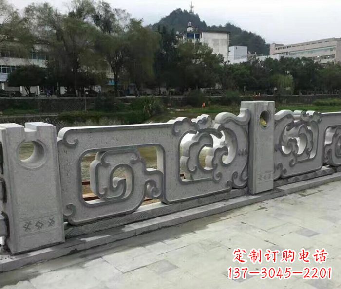 聊城园林景观仿古石雕栏板_1