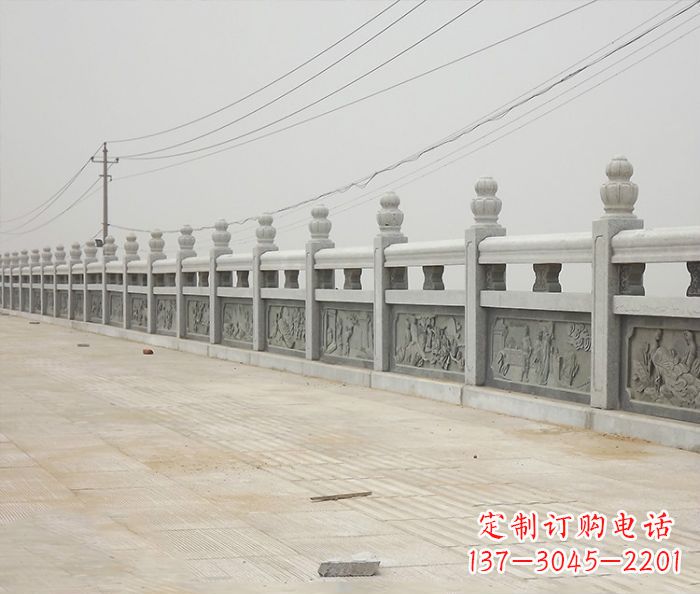 聊城园林景观仿古石雕栏板_2