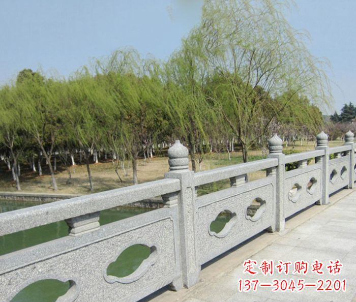 聊城园林景观真山桥石雕栏板