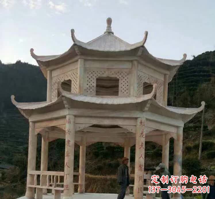 聊城园林石雕凉亭