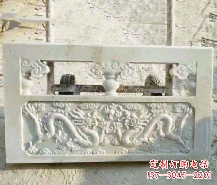聊城园林石浮雕栏板景观石雕