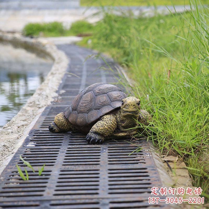 聊城园林水景动物仿真乌龟雕塑
