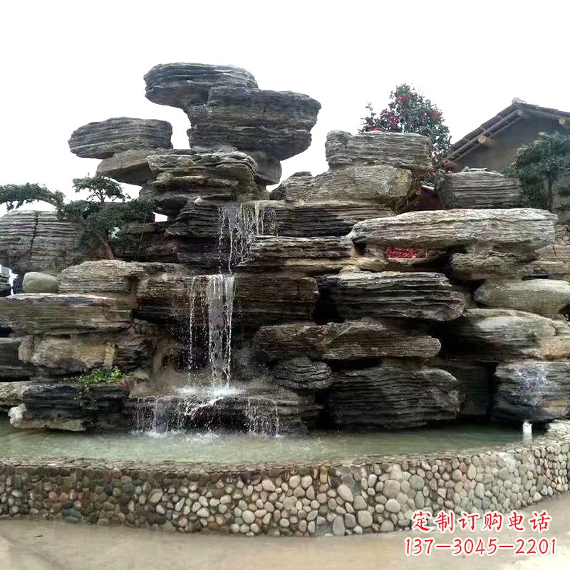 聊城园林塑石假山流水