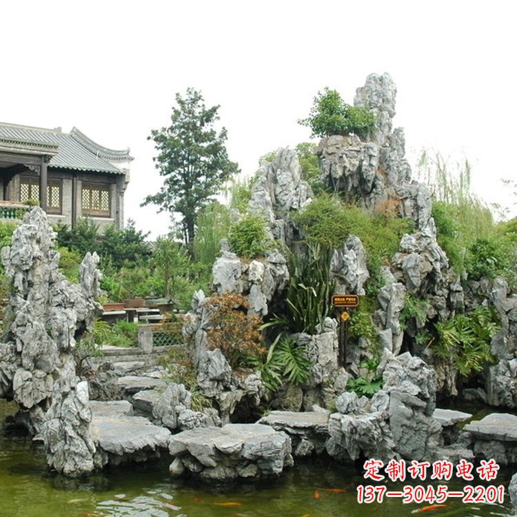 聊城园林庭院奇石假山