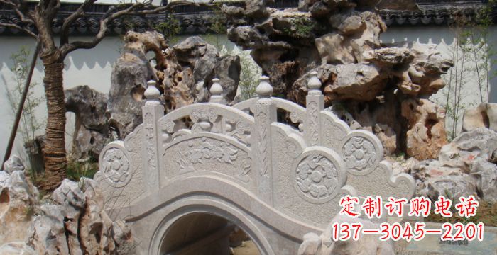 聊城园林小型石拱桥