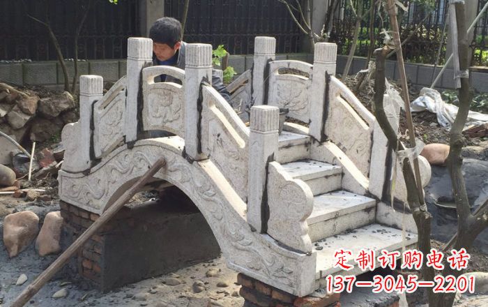 聊城园林小型石拱桥 (2)