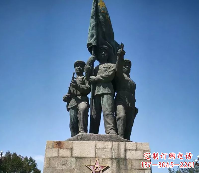 聊城战士革命广场铜雕