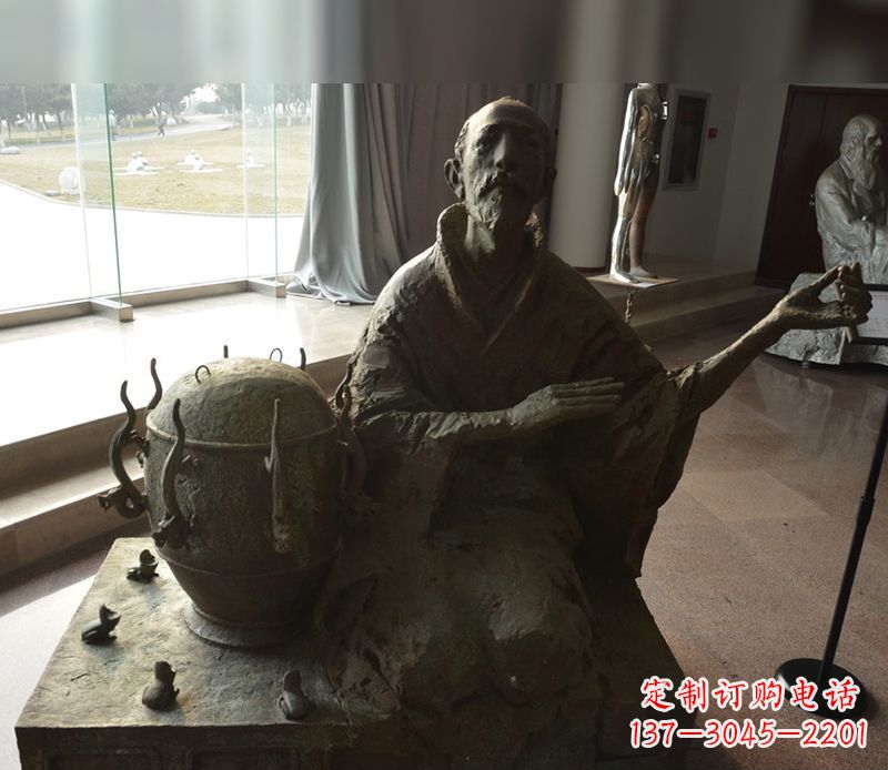 聊城张衡铜雕