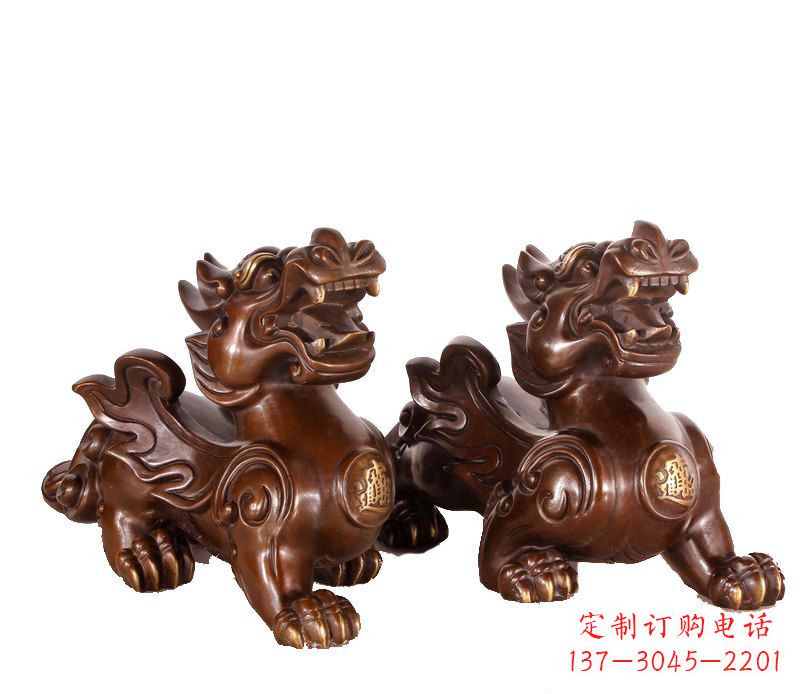 聊城招财进宝貔貅铜雕