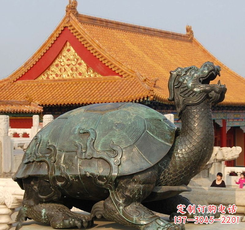 聊城招财龙龟铜雕塑