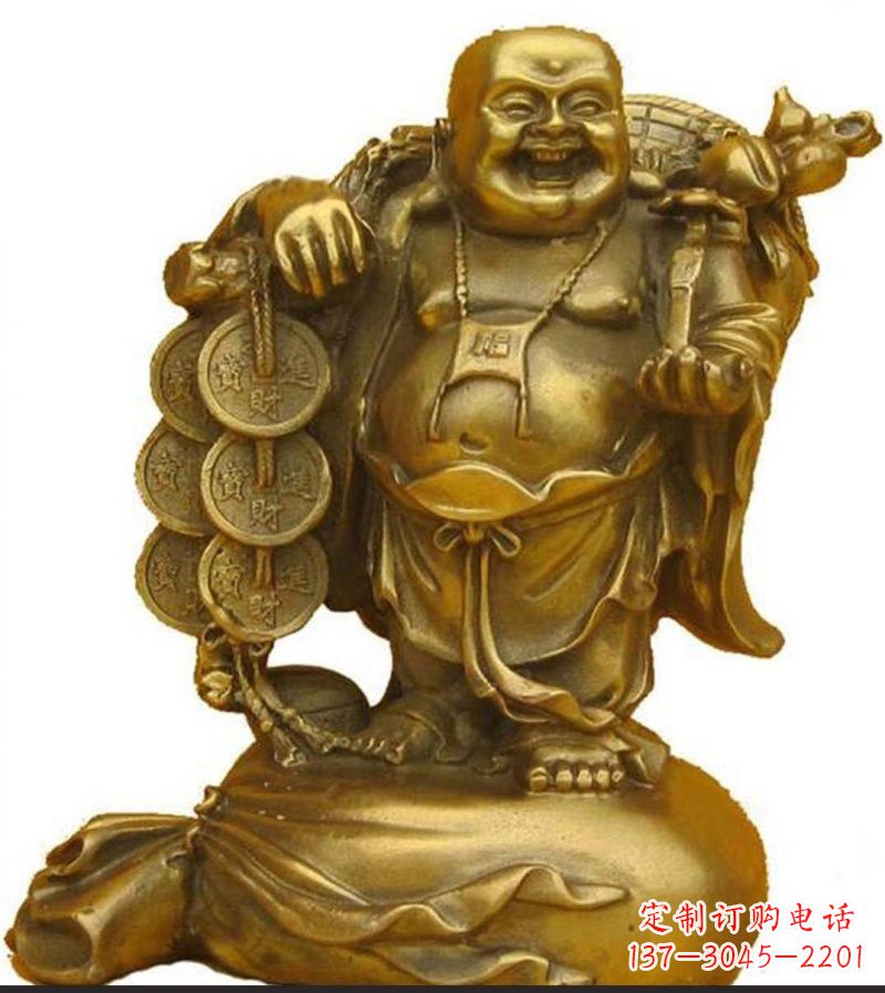 聊城招财弥勒佛铜雕