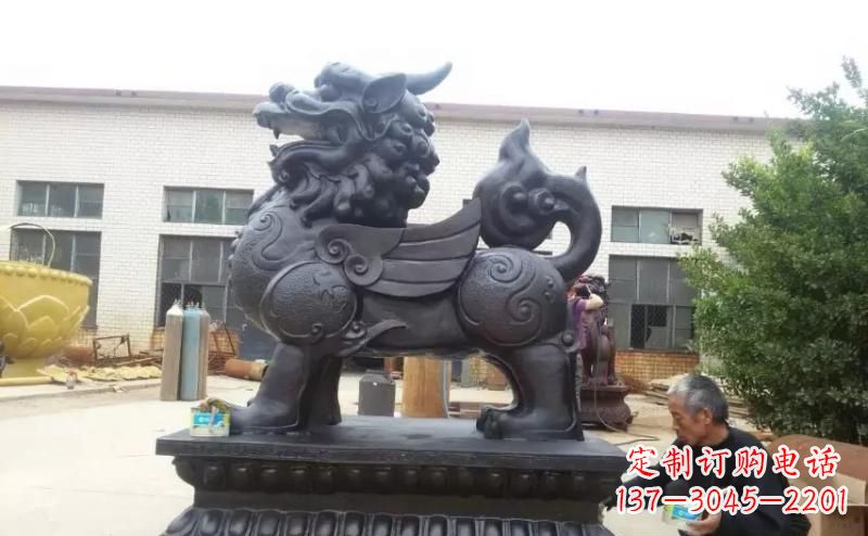 聊城招财神兽貔貅铜雕
