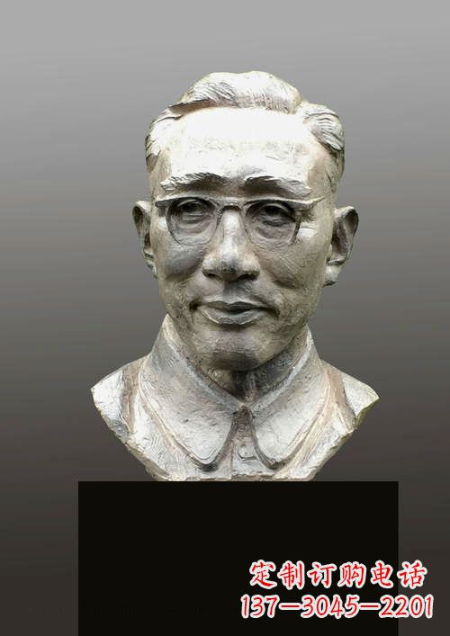 聊城中国当代音乐家马可头像雕塑
