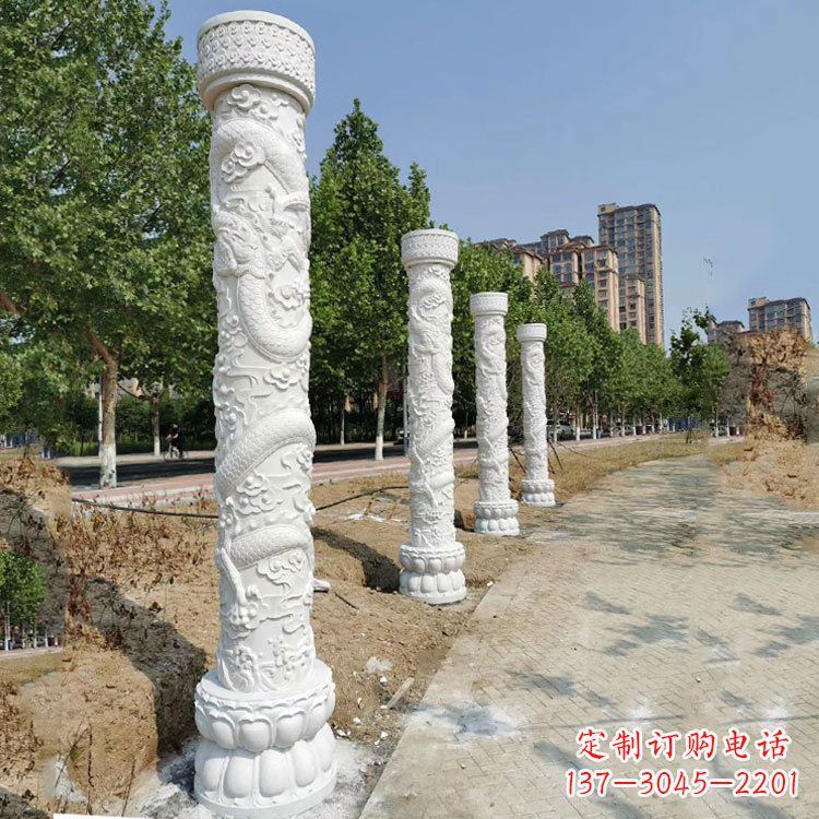 聊城中国龙柱雕刻