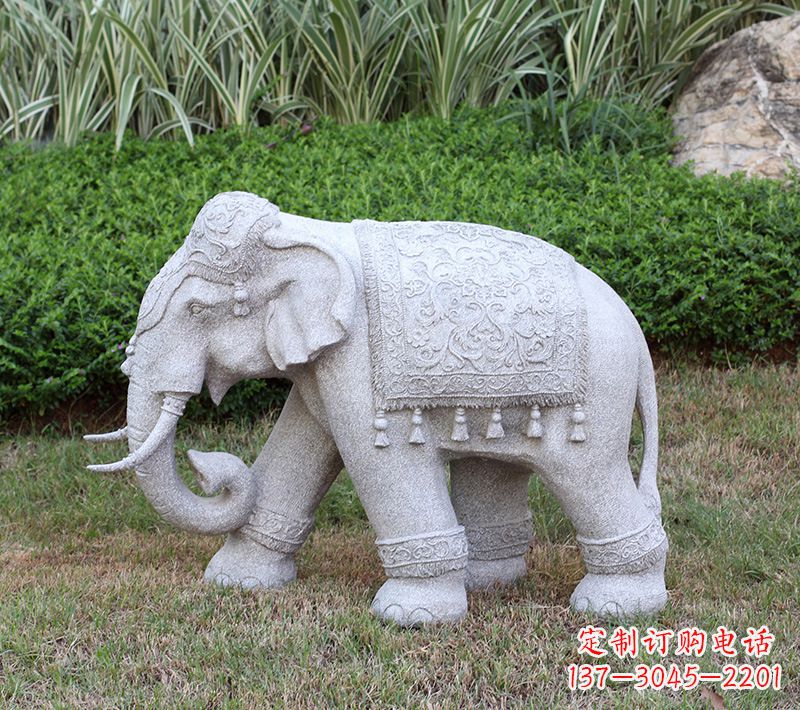 聊城中式石雕大象