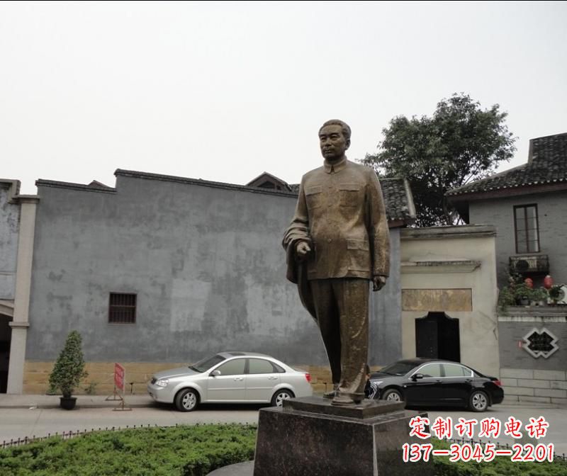 聊城周恩来铜雕