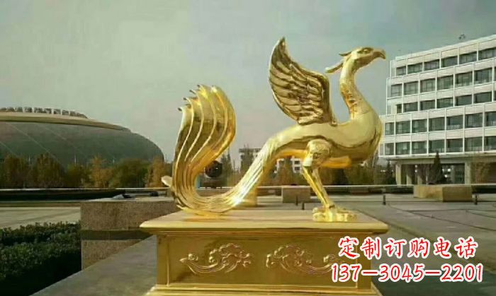 聊城朱雀铜雕