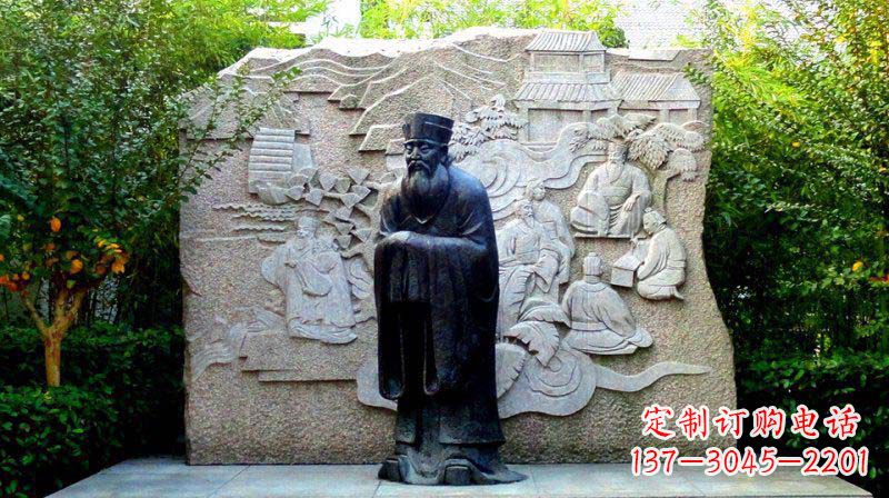 聊城朱熹古代名人铜雕_2