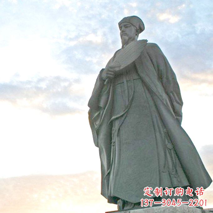 聊城诸葛亮雕塑-三国著名历史人物雕像