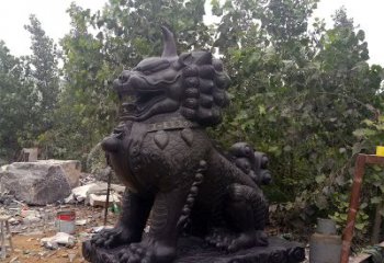 聊城獬豸铸铜雕塑