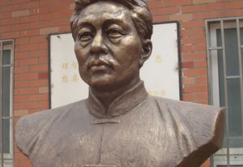 聊城徐悲鸿胸像铜雕 