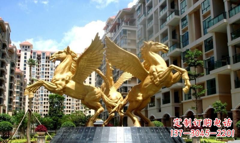 聊城铸铜飞马雕塑