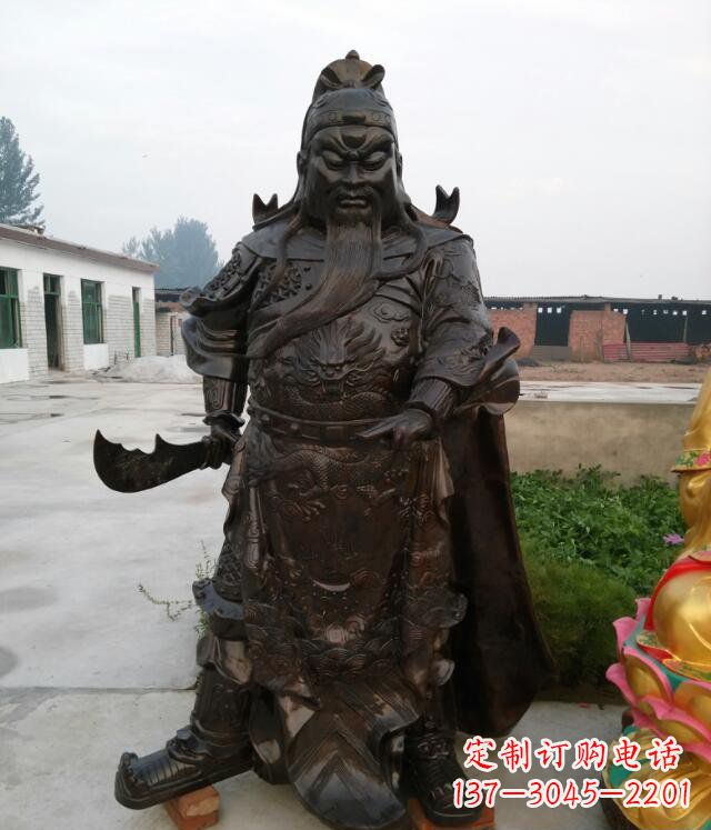 聊城铸铜关公像铜雕