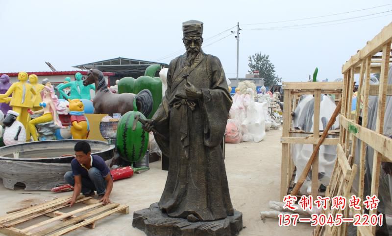 聊城铸铜李时珍雕塑
