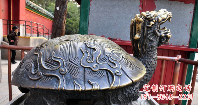聊城铸铜龙龟神兽铜雕