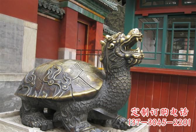 聊城铸铜龙龟雕塑