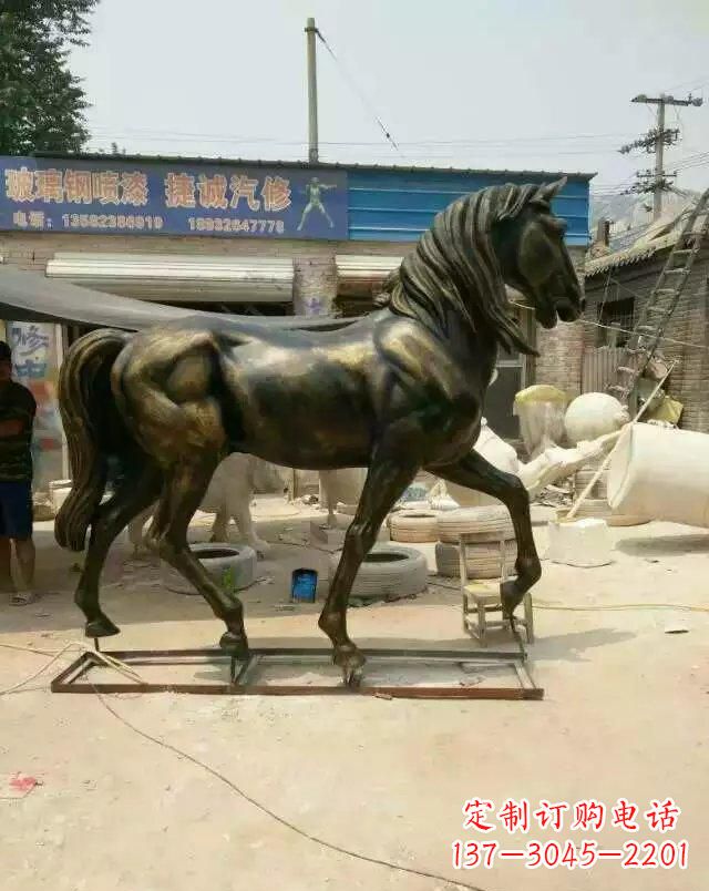 聊城铸铜马雕塑