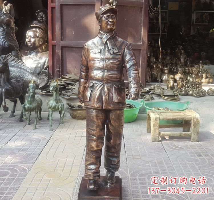 聊城铸铜青年时期毛主席