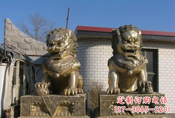 聊城铸铜狮子雕塑