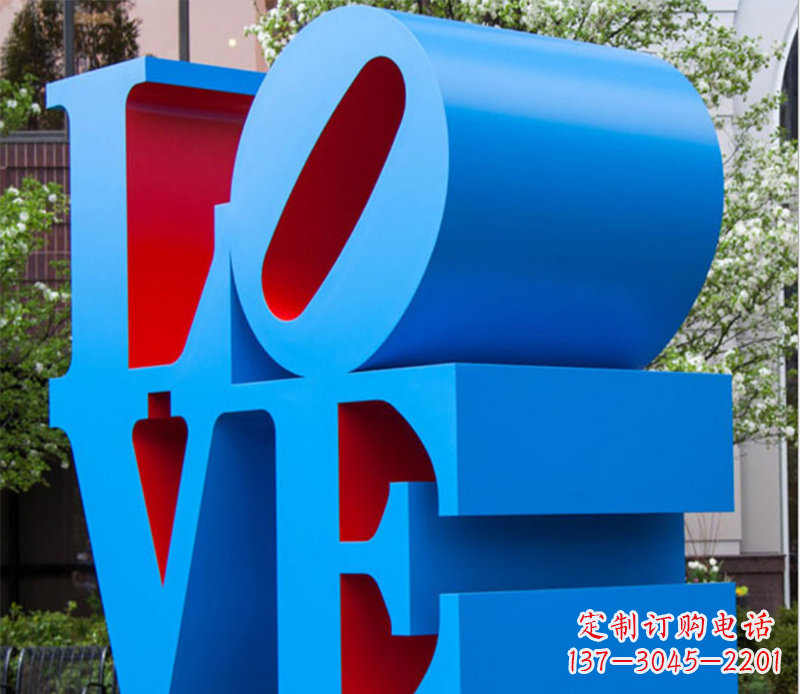 聊城字母雕塑不锈钢
