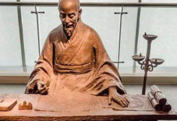 聊城祖冲之圆周率情景小品雕塑-中国古代数学家著名历史人物